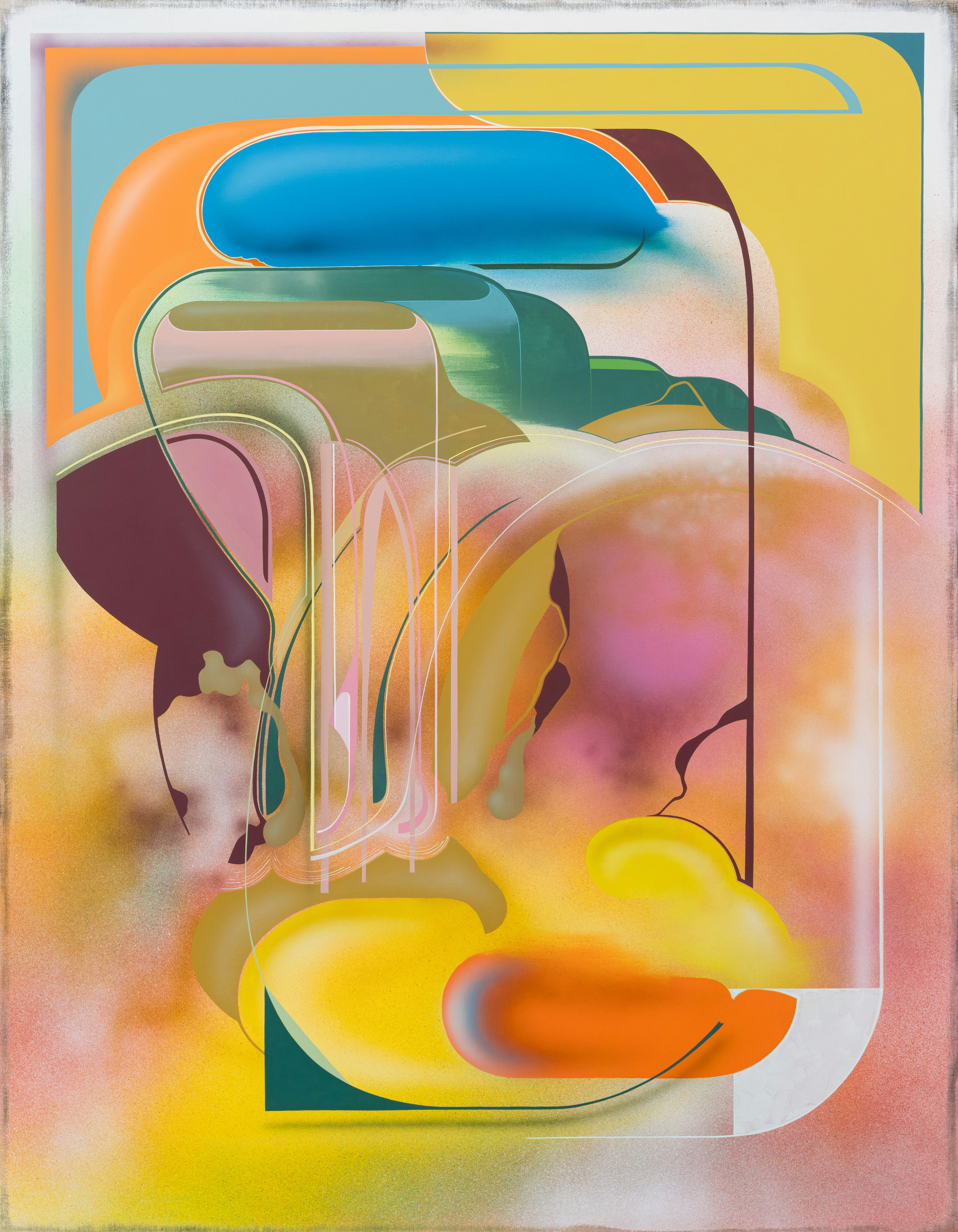 Colorful artwork by artist Daniel Man