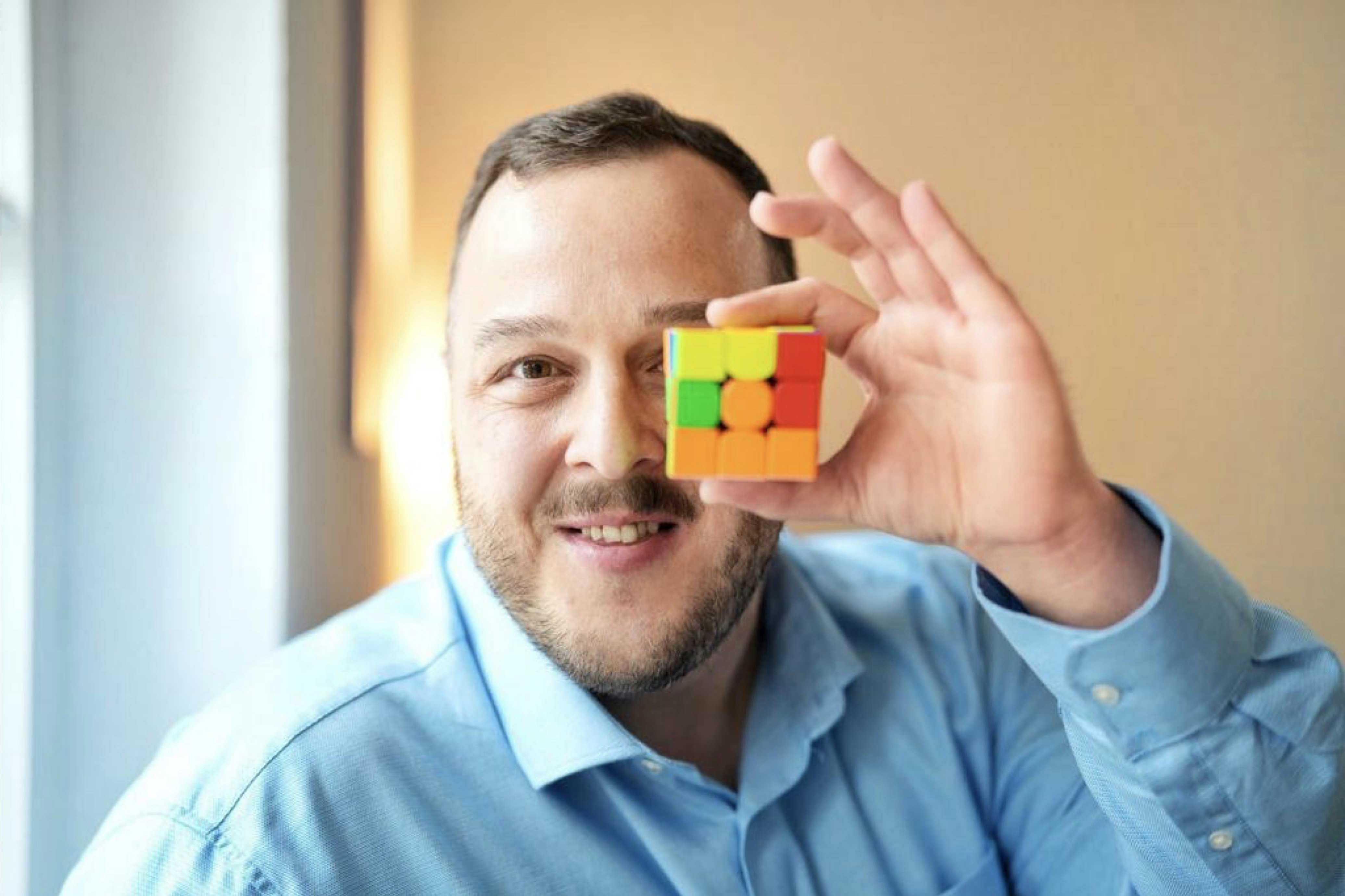 Andrzejewski mit dem Zauberwürfel