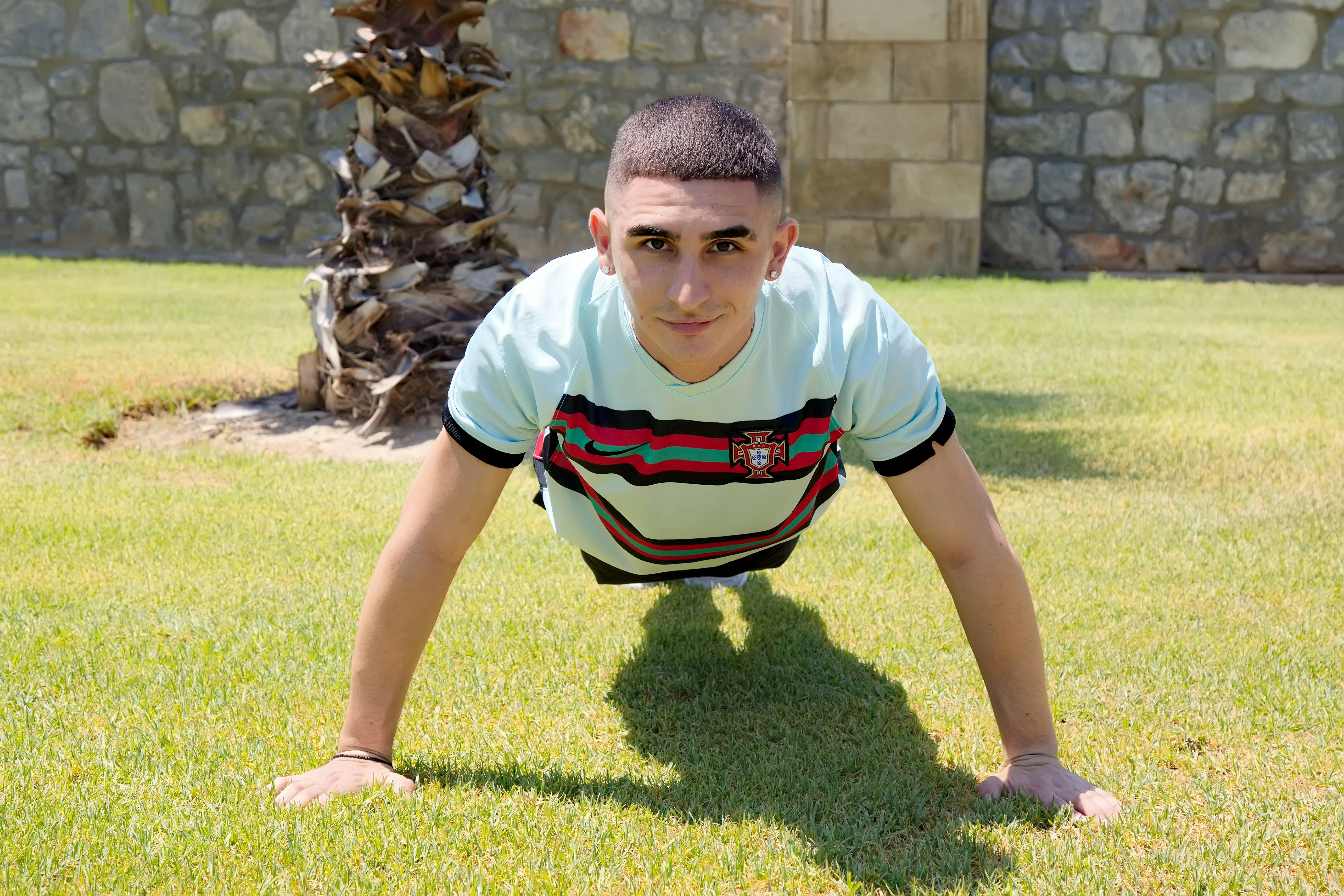 Daily exercise in the park.