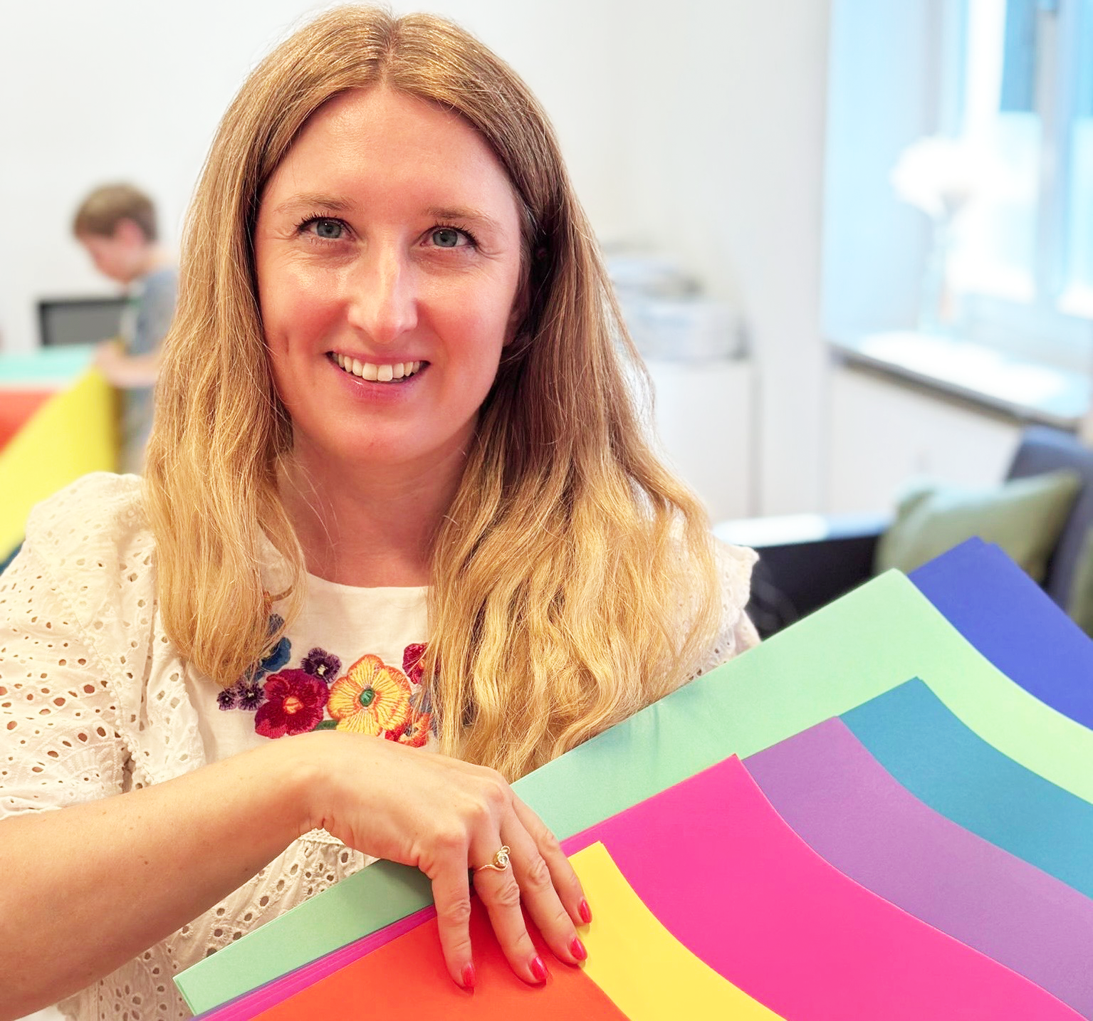 Nadine beim Kinderkunstevent