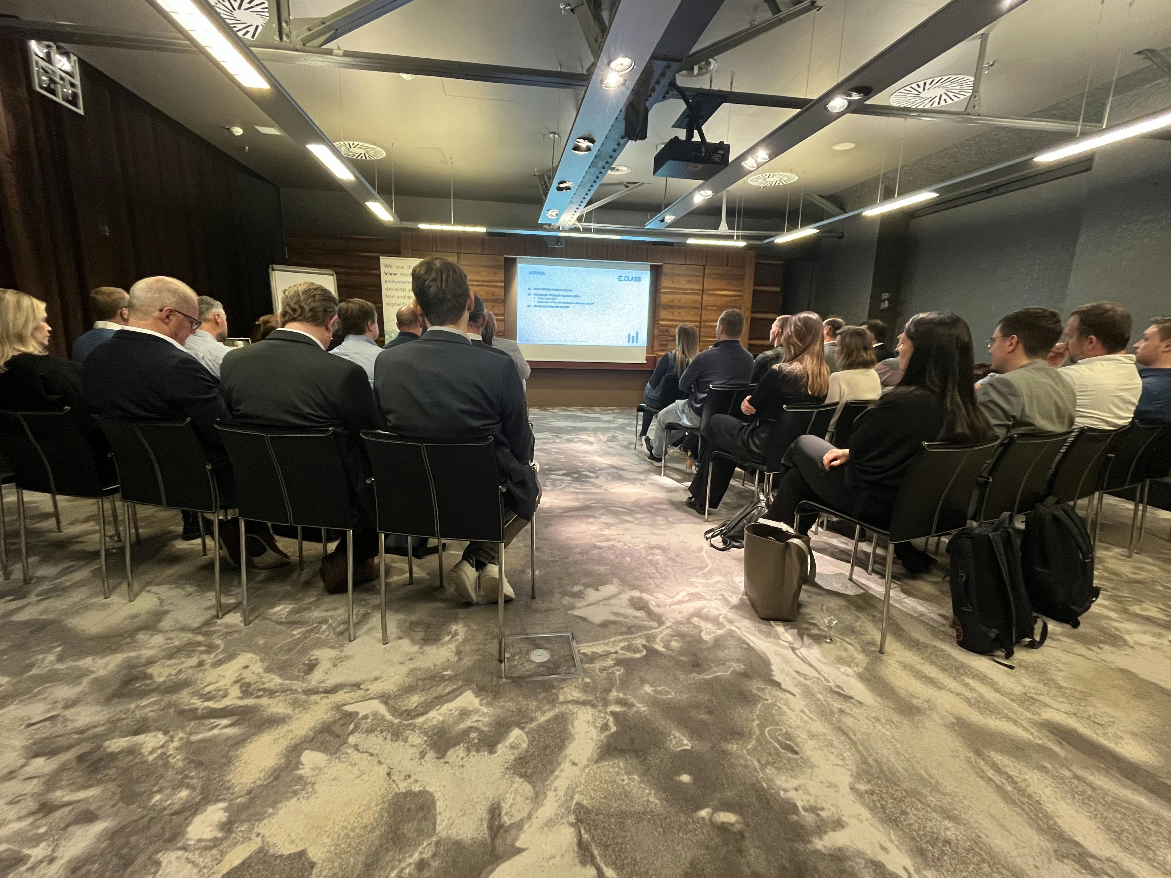foryouandyourcustomers München zeigte im Rahmen des 78. Business Evenings Wege zum Digitalen Produktpass
