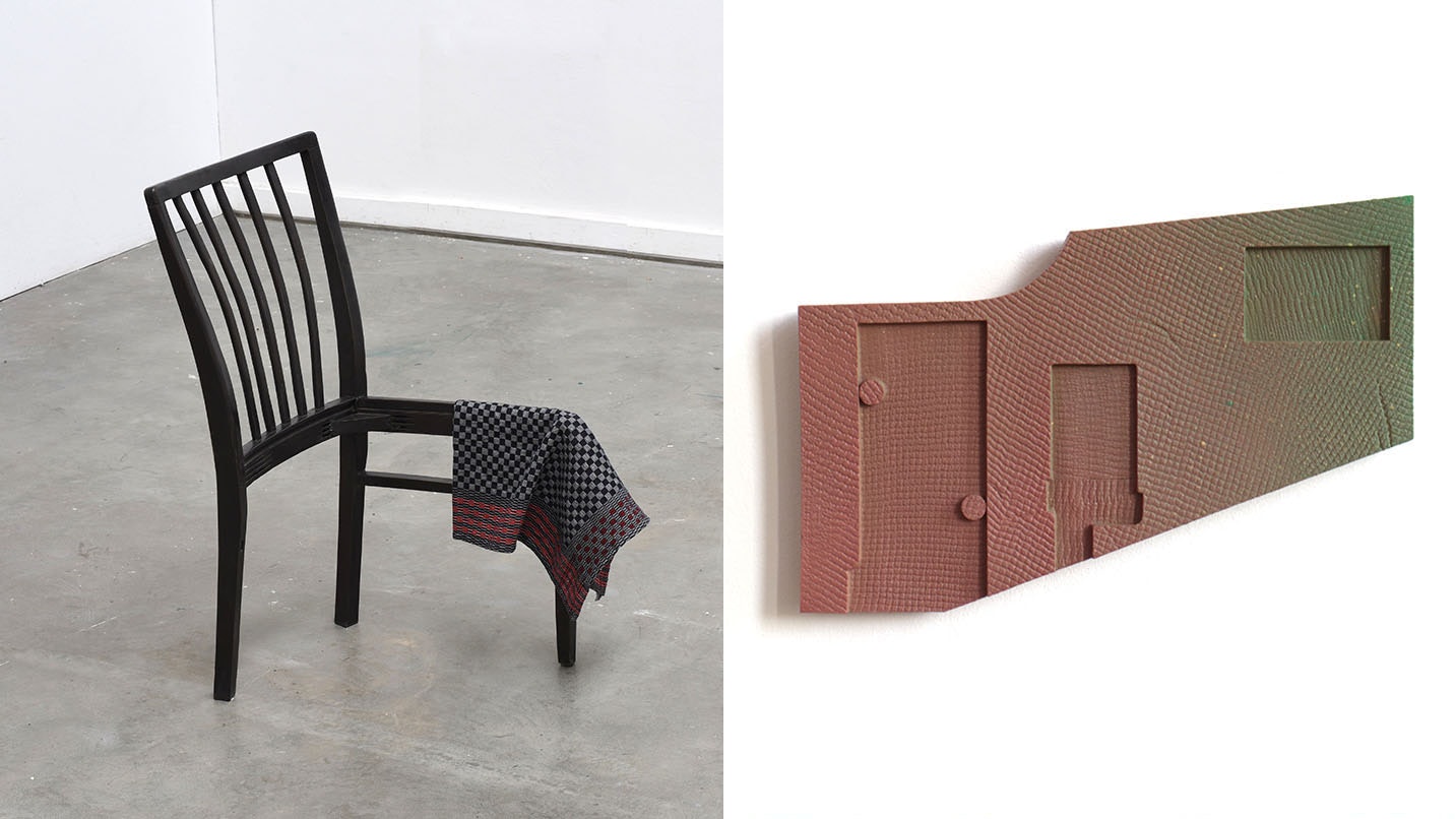 2 art objects next to each other