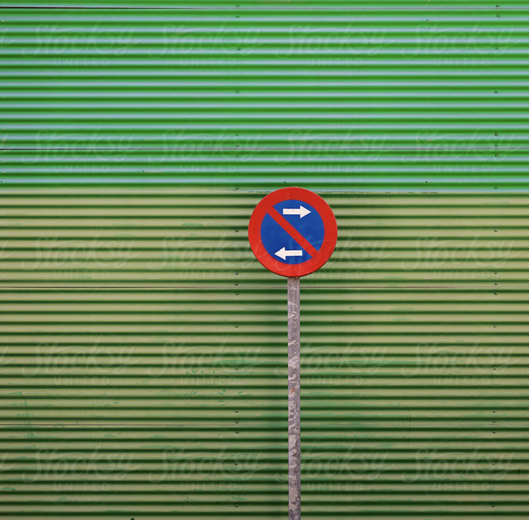 Parkverbot vor Grün