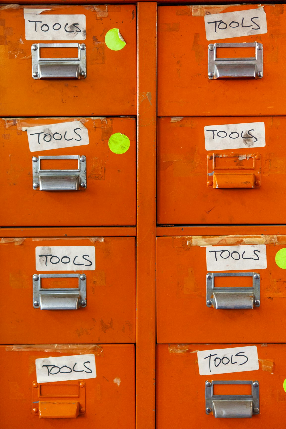 Schubladen mit tools