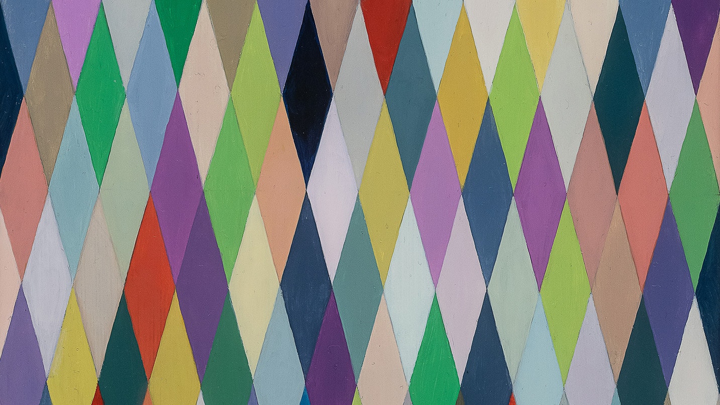 colorful painting by Monika Stalder
