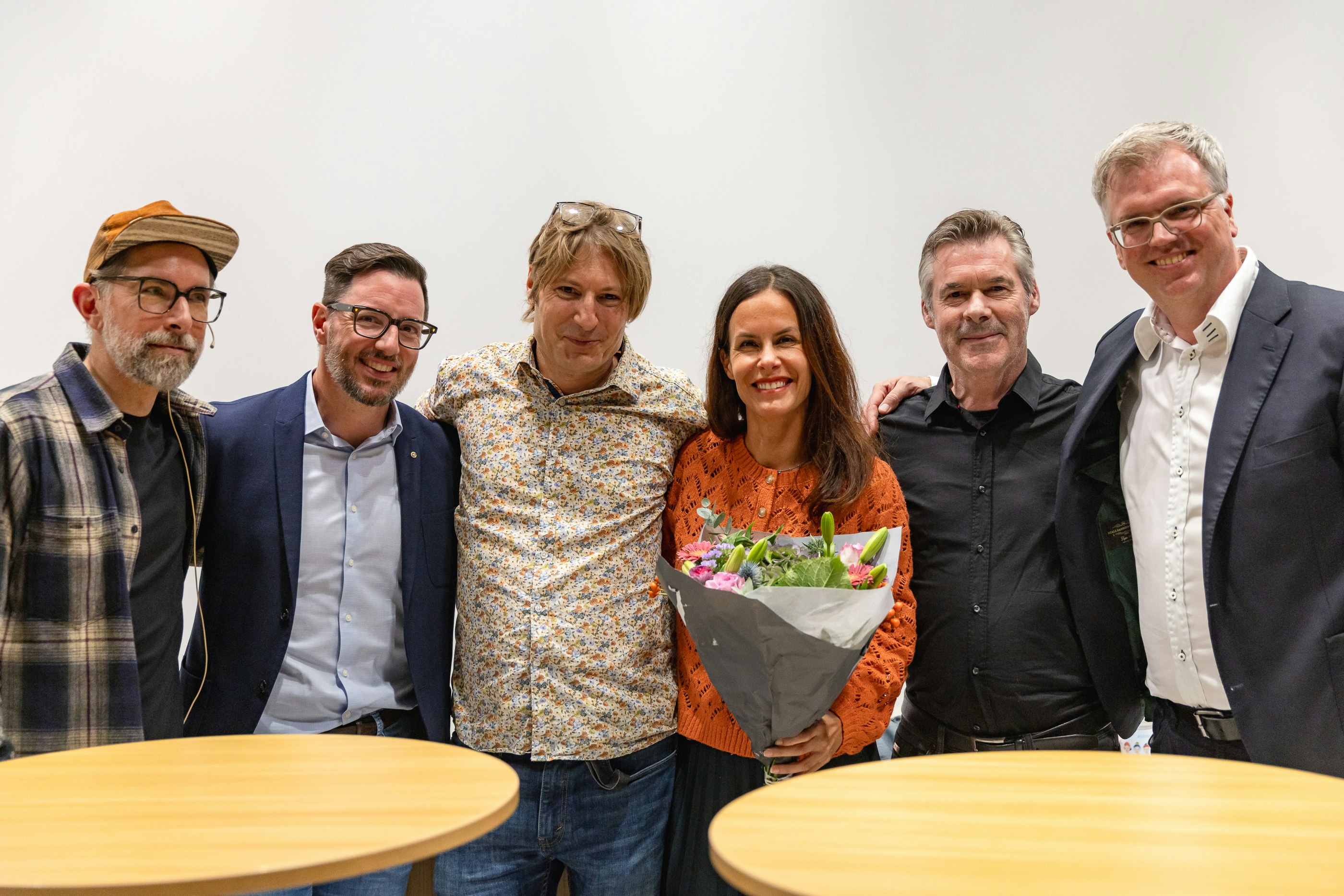 Group of protagonists at best company