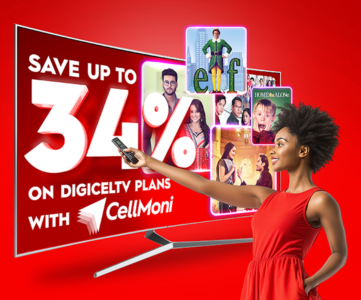 Discounted Digicel TV Plans with CellMoni