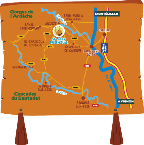 Access map Parc Casse Noisette