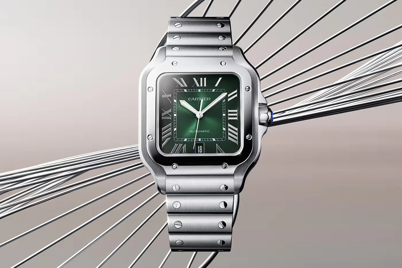 Cartier Santos Dumont 2023 Cadran Vert