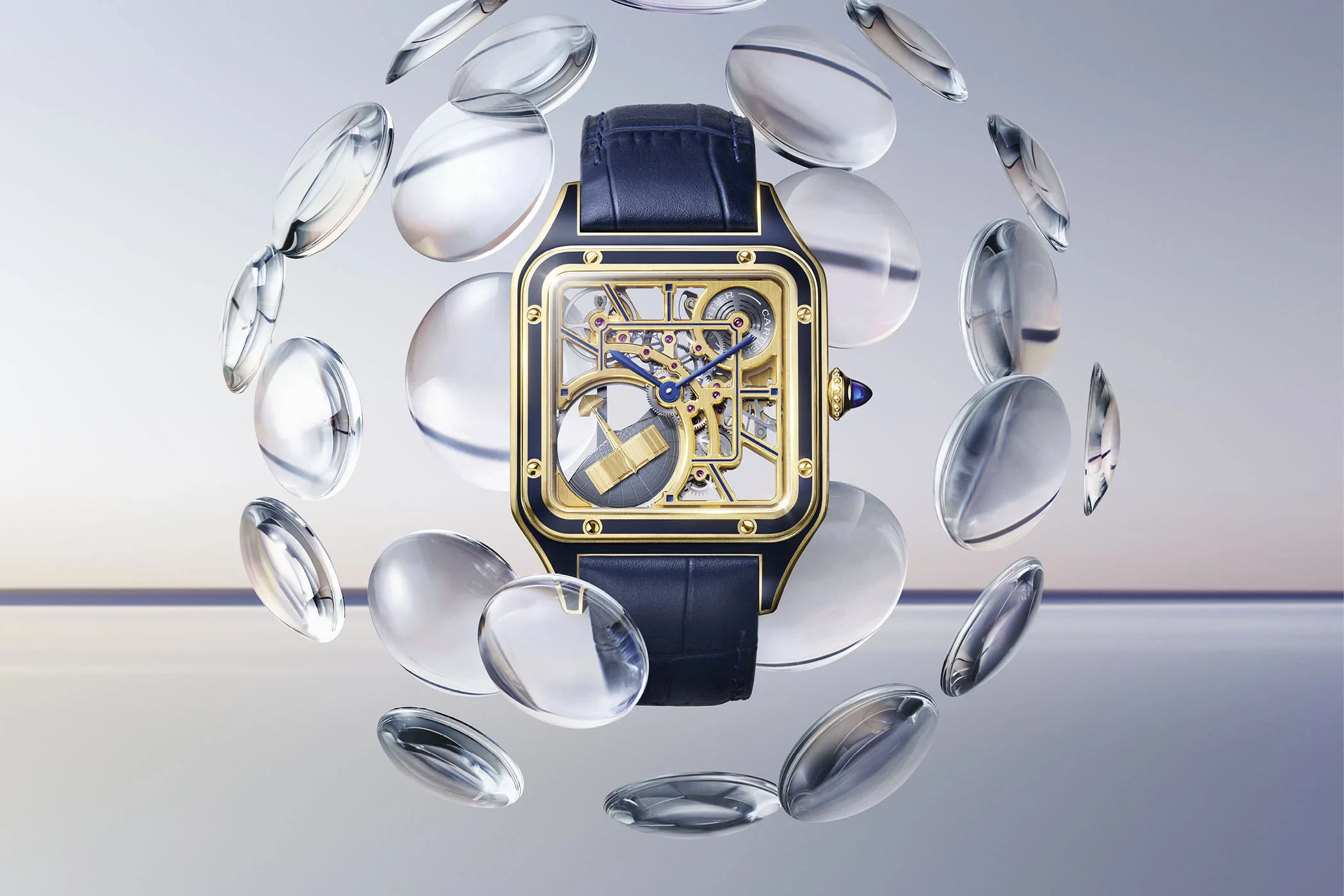 Cartier Santos Dumont Squelette 2023