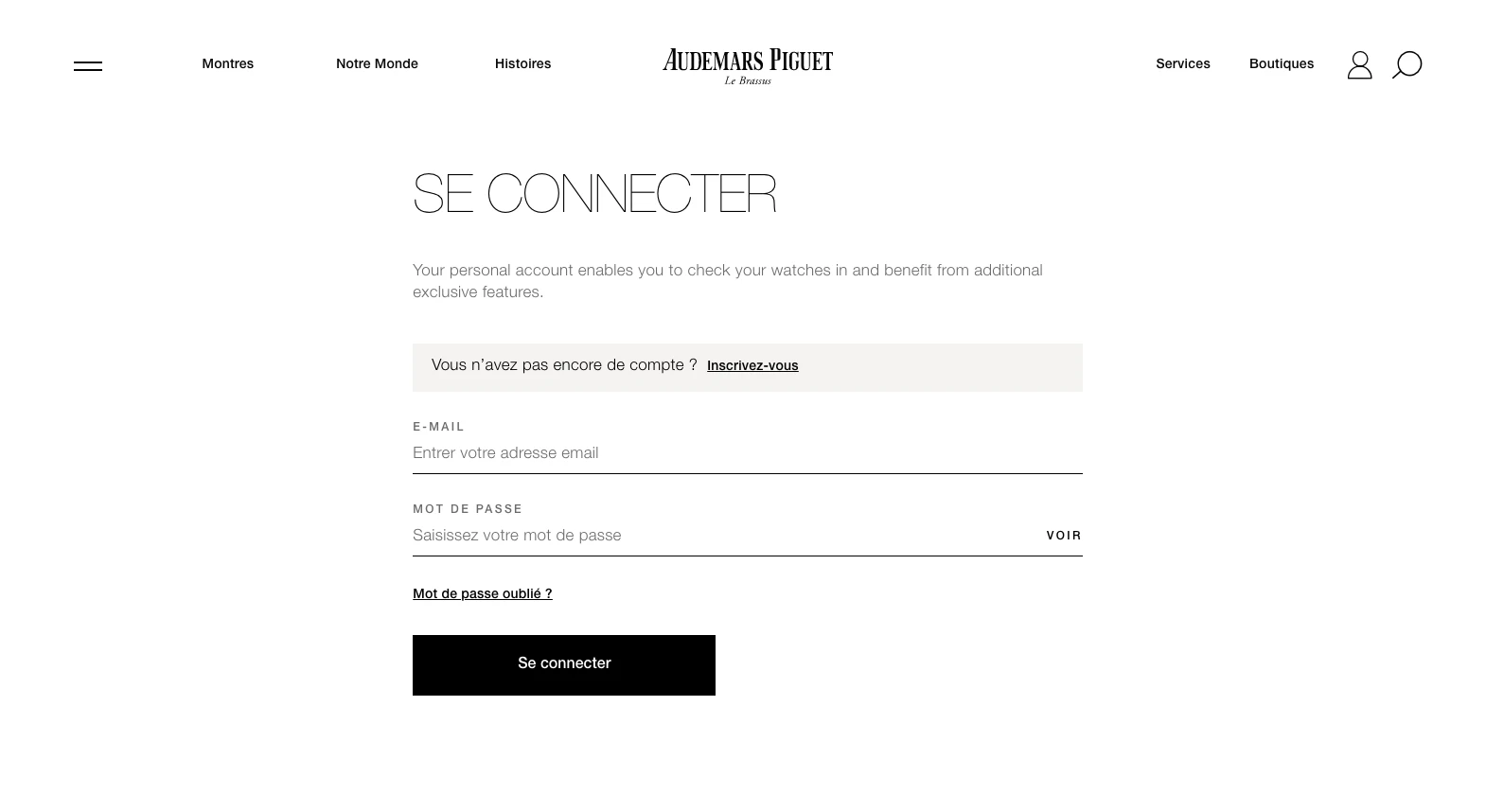 Audemars Piguet Website