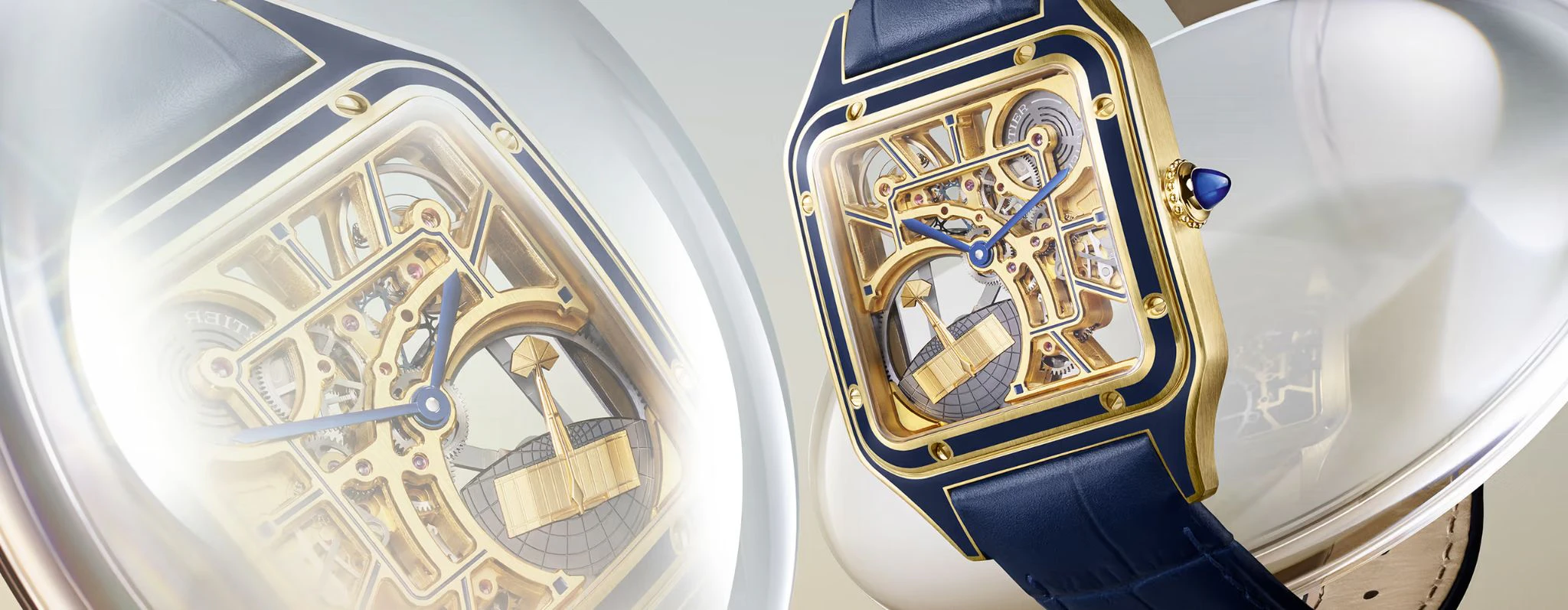 Cartier Santos Dumont Squelette