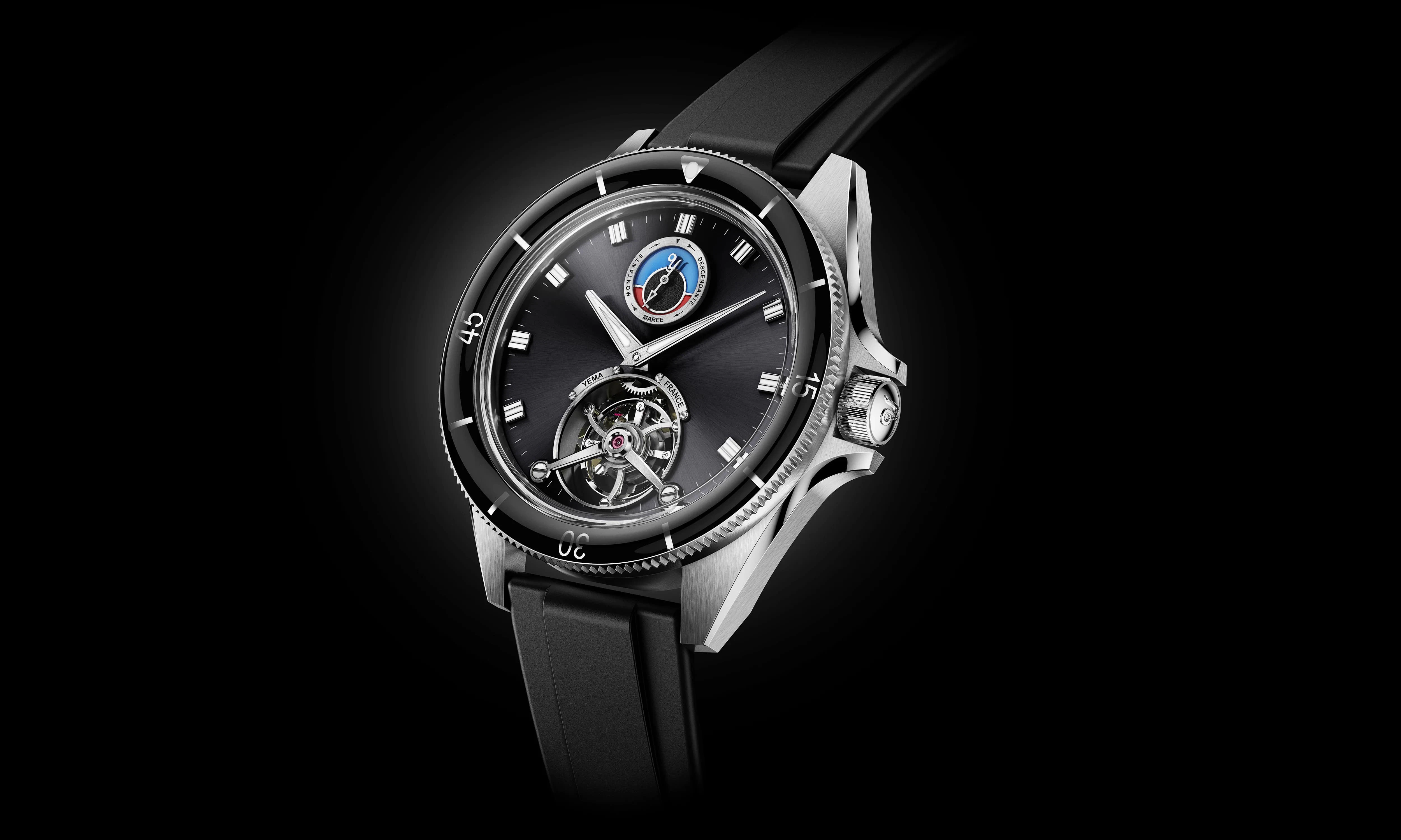 Yachtingraf Tourbillon Maréographe Steel