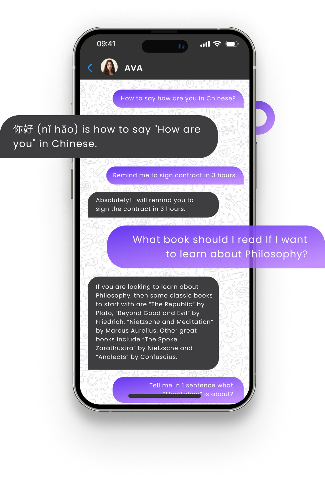 Meet Ava. Your AI Assistant on Whatsapp