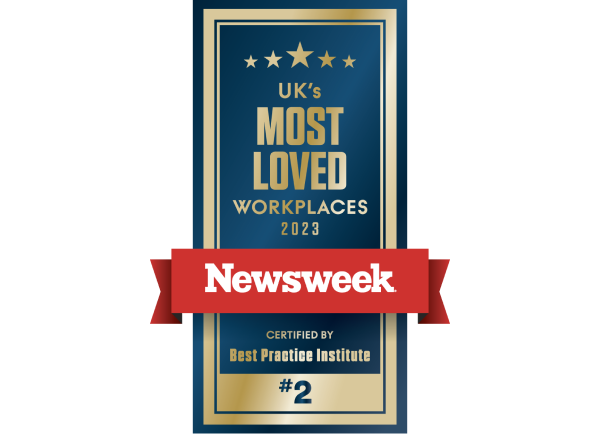 Newsweek - UK's Most Loved Workplaces 2023 - 2nd Place