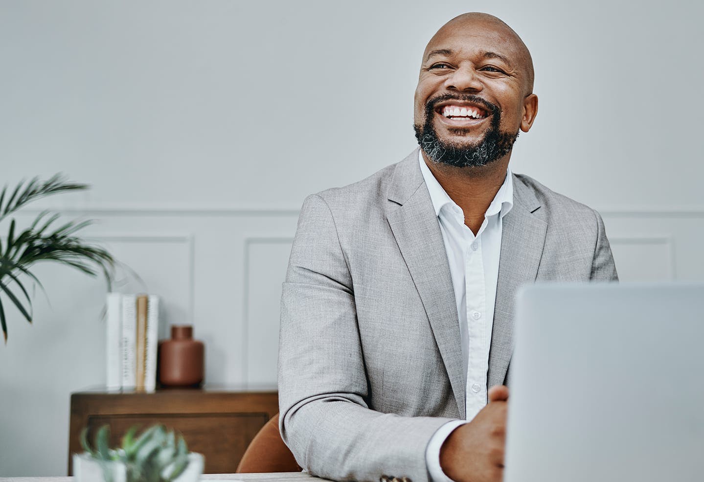 Man on a laptop