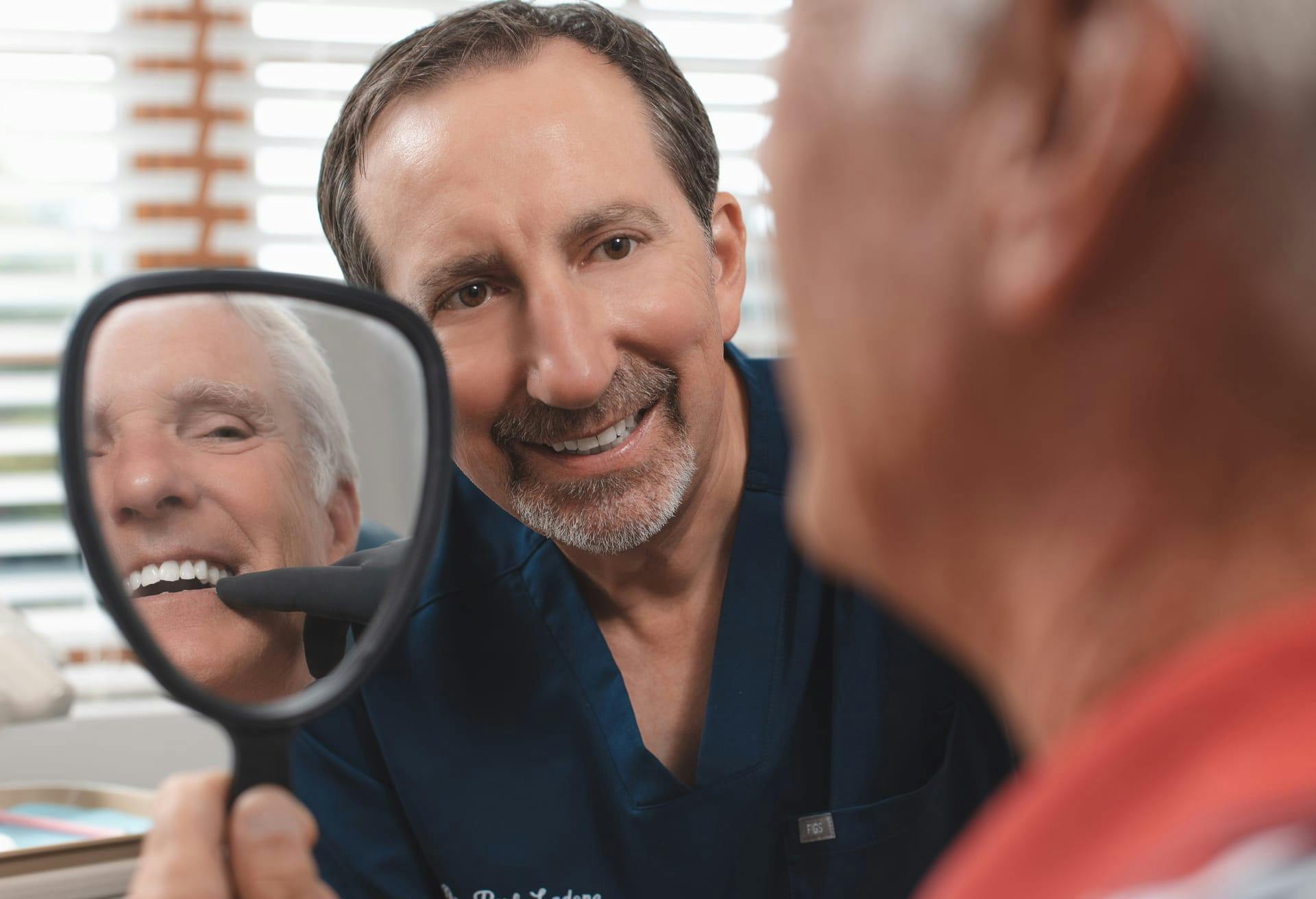 Man getting implants