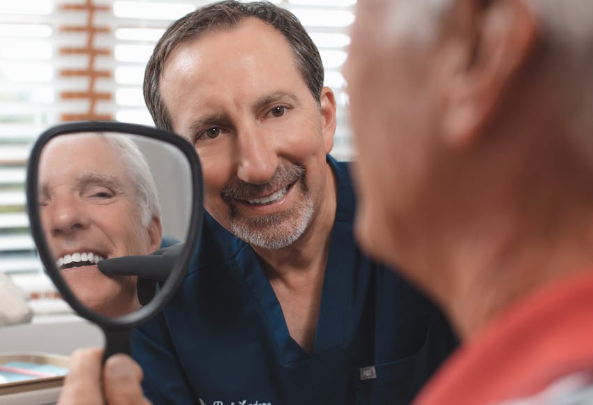 Man getting implants