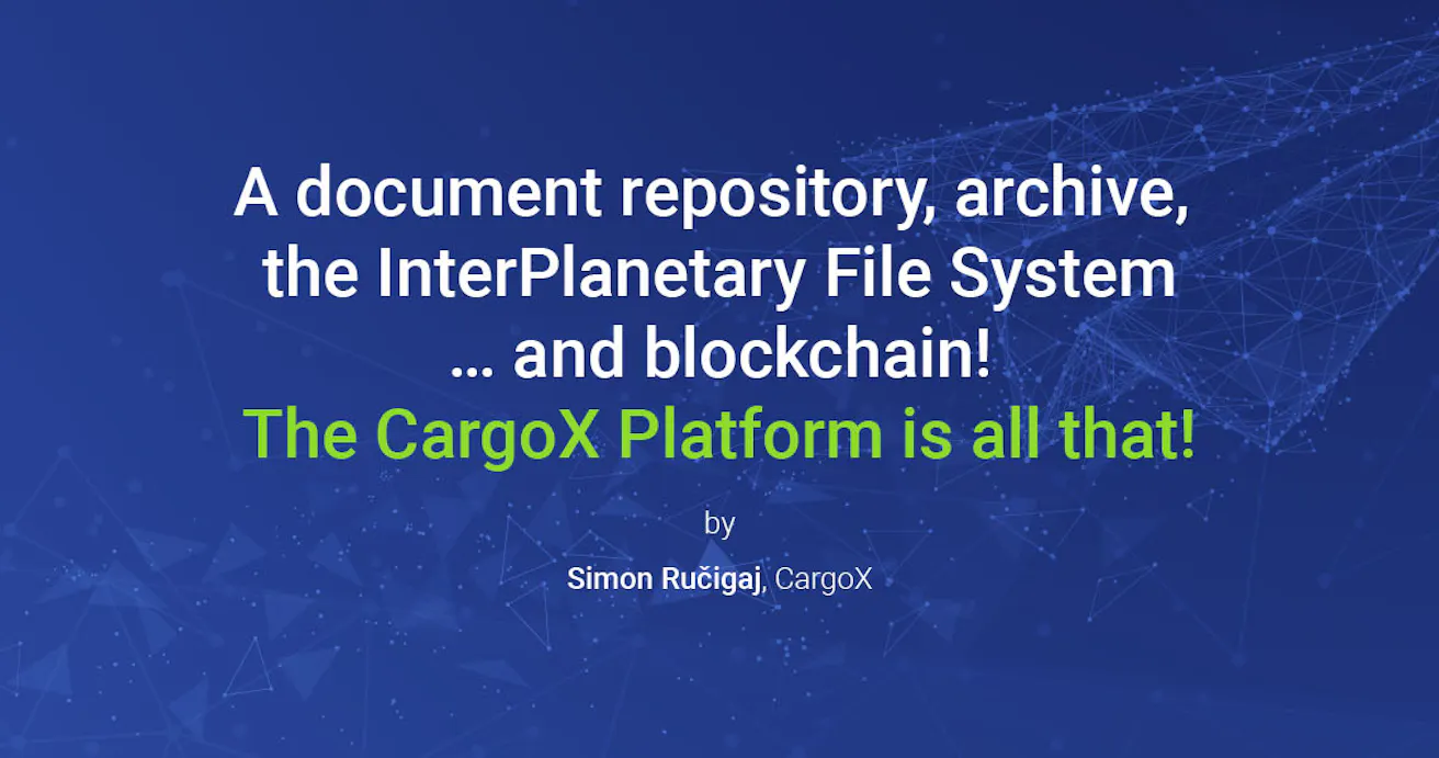 Interplanet File System Document repositories, archives, and the InterPlanetary File System ...