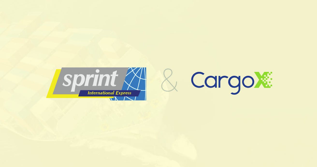 CargoX partners with Sprint International Express consolidated shipping company