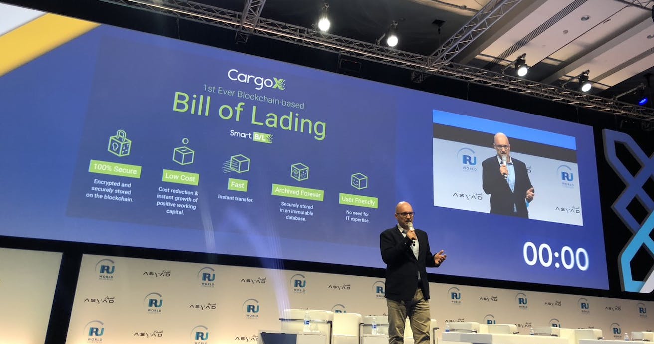 CargoX wins the IRU World Congress Startup competition among 77 competitors