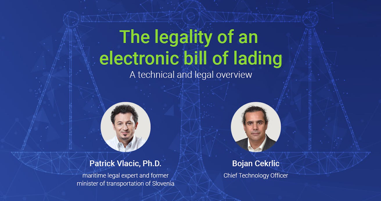 The legality of an electronic bill of lading