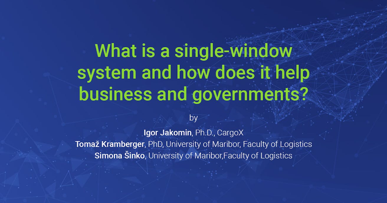 What is a single-window system and how does it help business and governments?