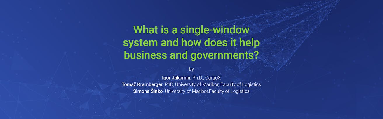 What is a single-window system and how does it help business and governments?