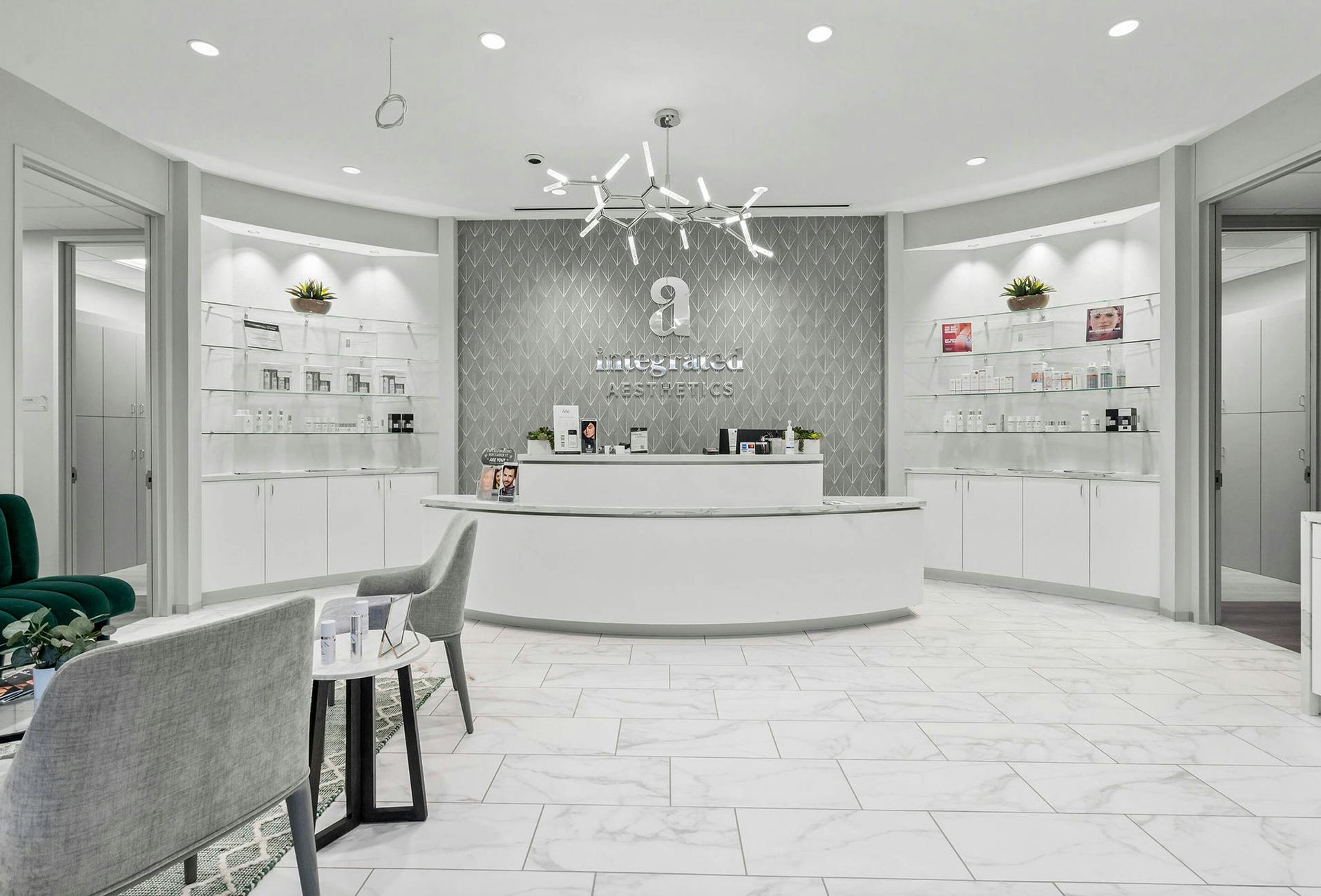front desk at Integrated Aesthetics