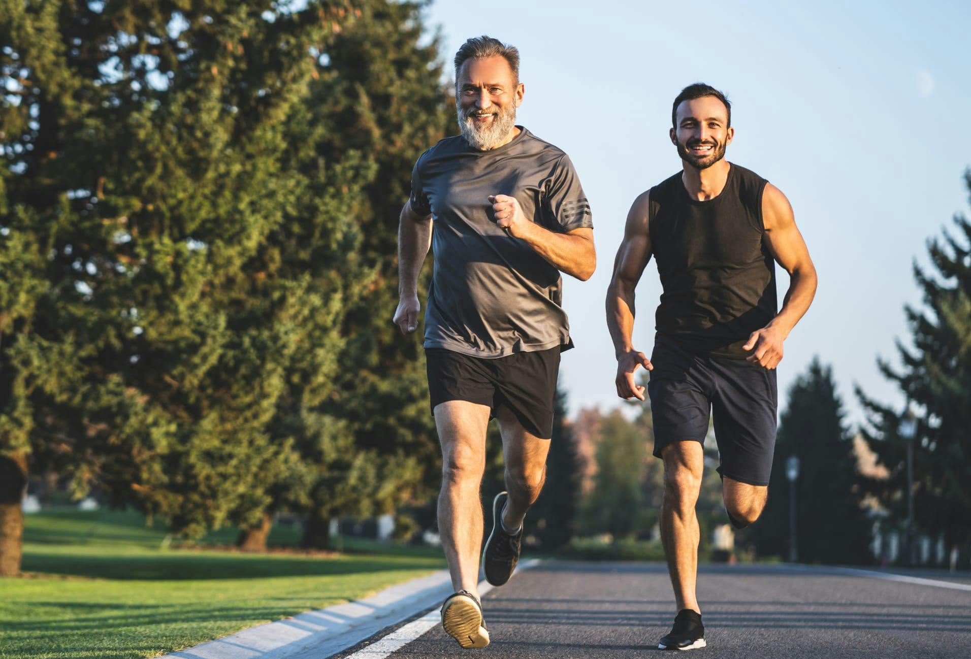 men running