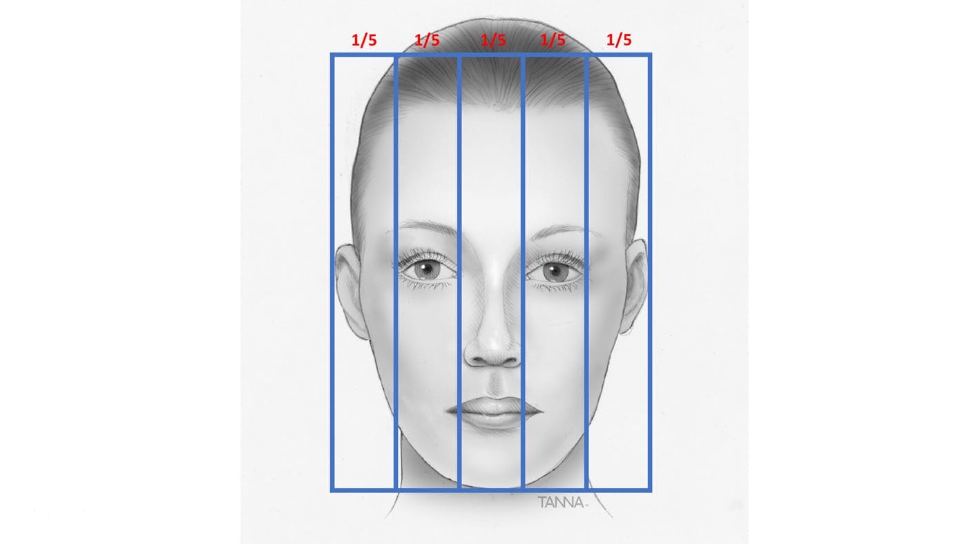 Drawing of a Woman's Face Behind Bars