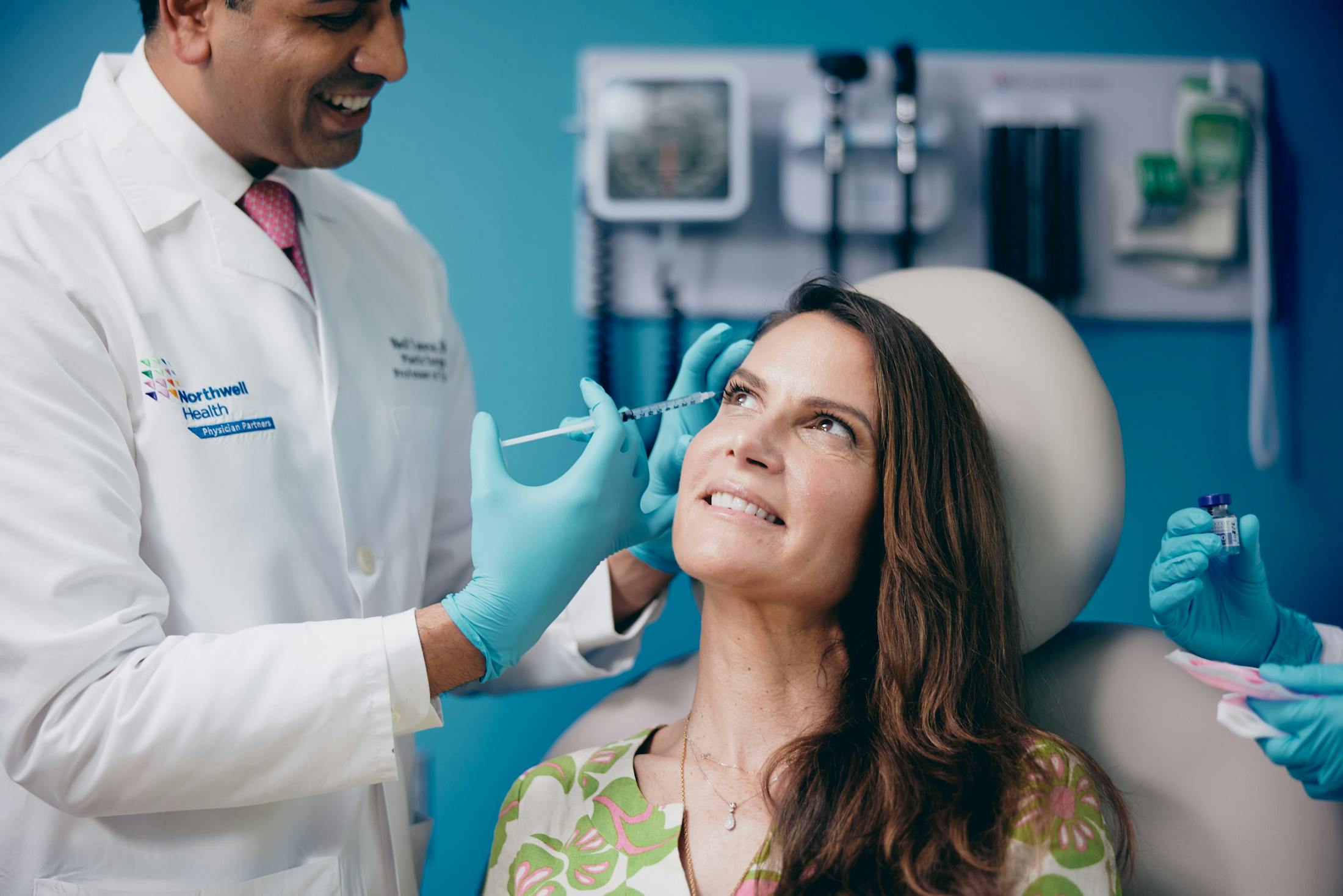 Woman Receiving an Injection