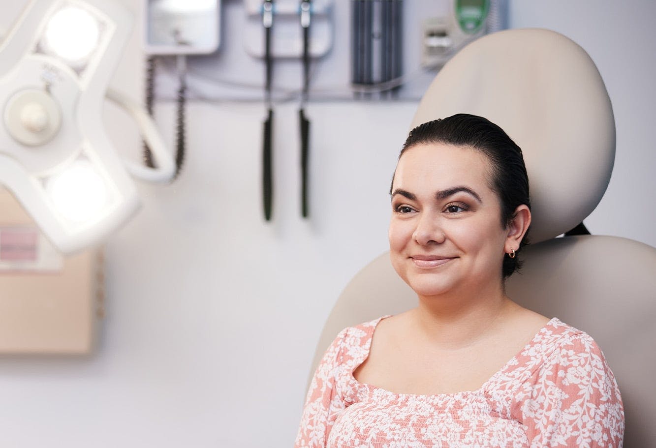 Patient Sitting in a Chair