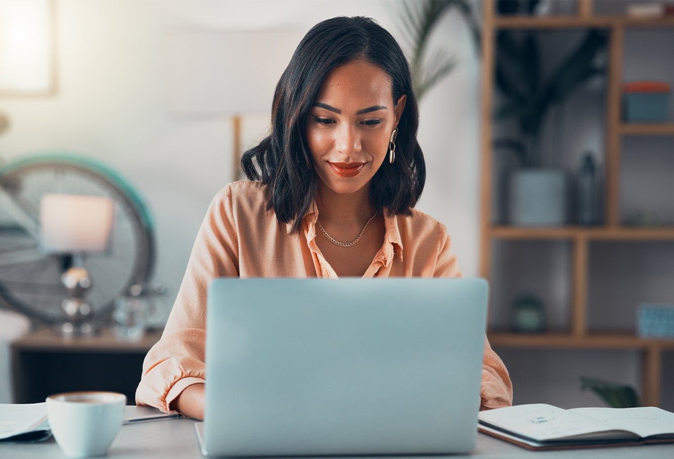 Woman on Her Laptop