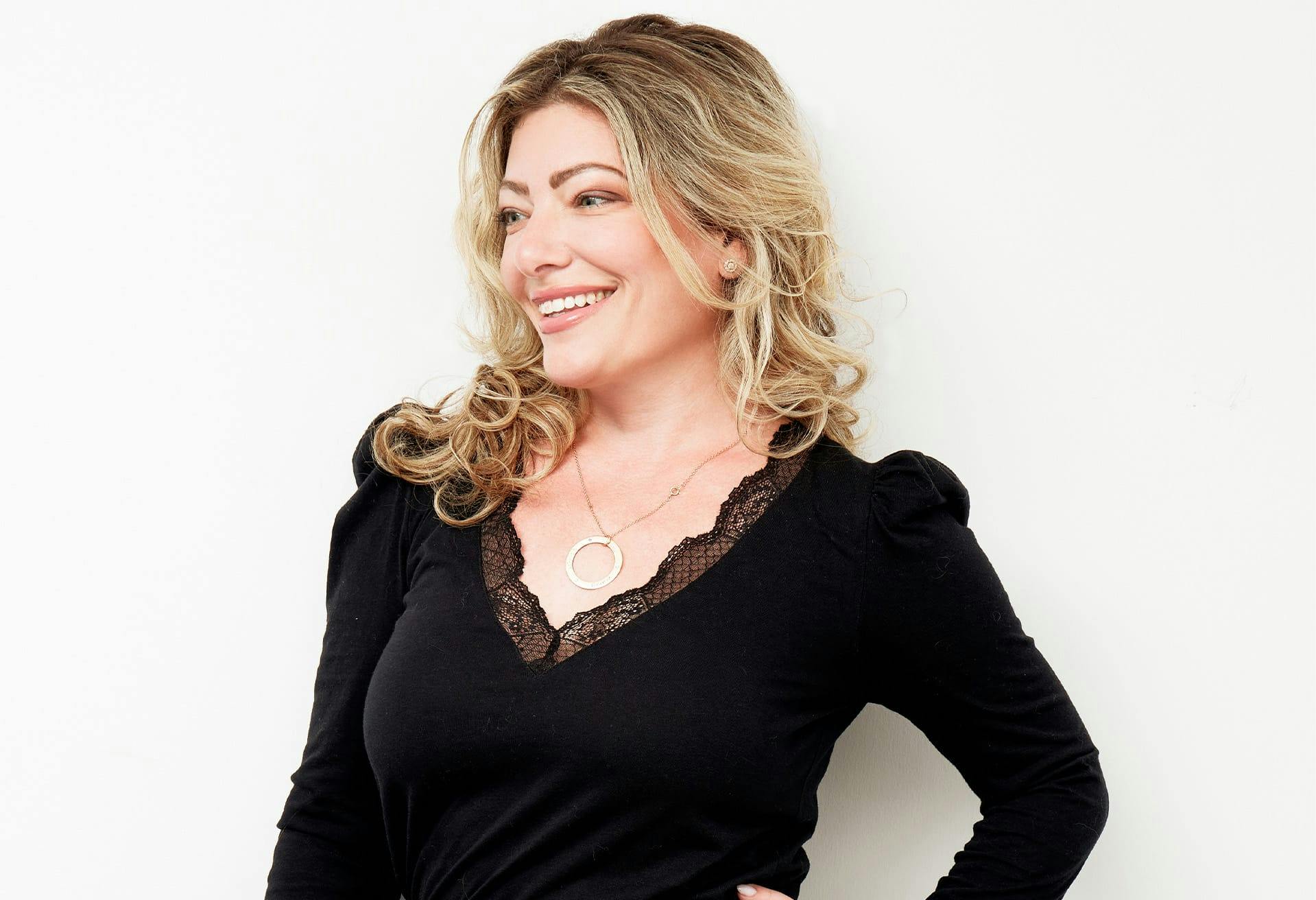Woman Posing with Her Hand on Her Hip