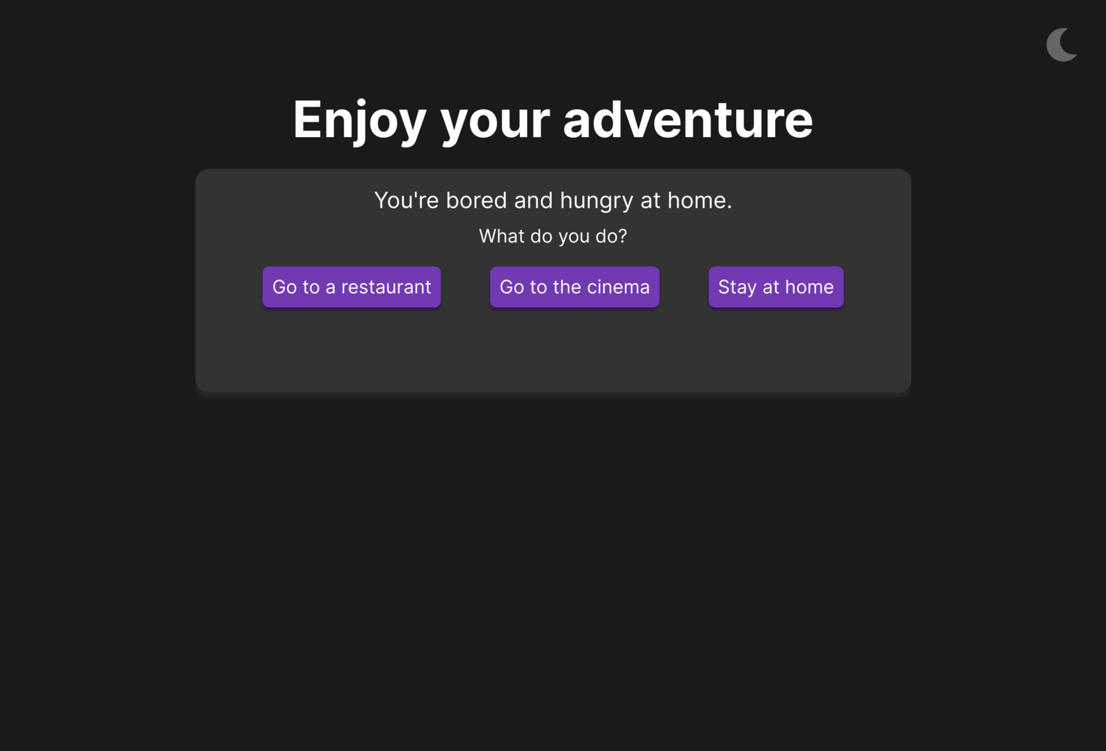 Take A Path - Dark Mode : Middle
