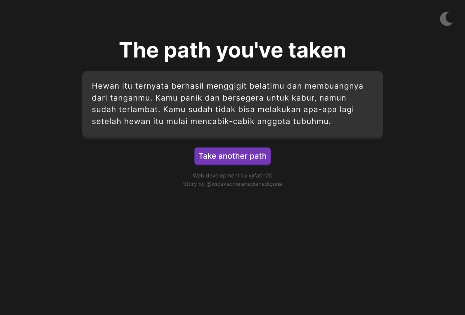 Another Life Tough Life - Ending