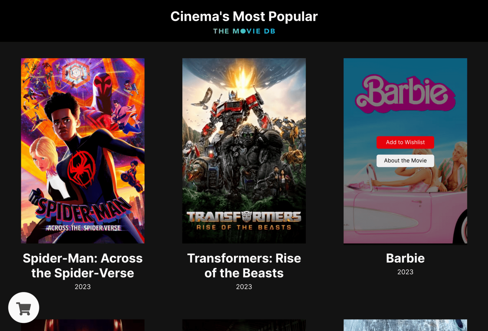 Info Film : React Edition - Hovering over the movie