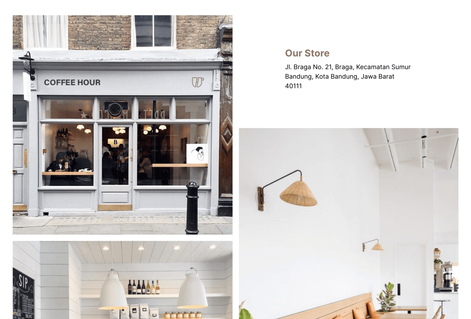 Coffee Hour - Our Store