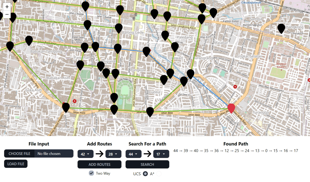 UCS & A* - Custom (A*)