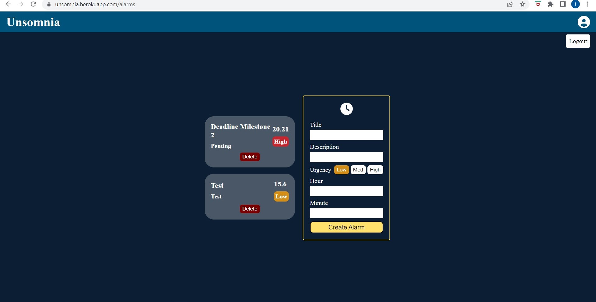 Unsomnia - Logout at the Corner