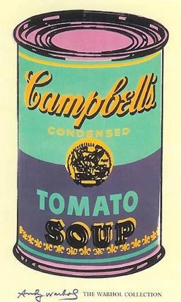Andy Warhol  - Campbell's Soup Can