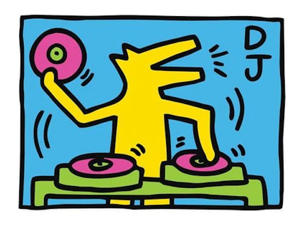 Keith Haring - Untitled DJ