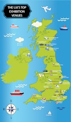 British Exhibition and Trade Show Venues Map