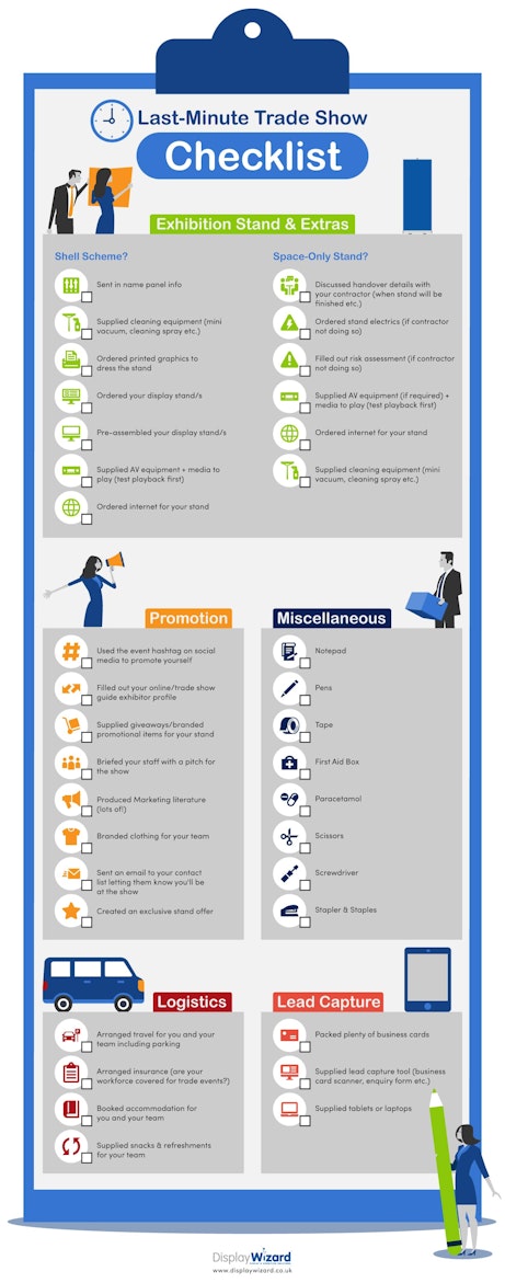 Trade Show Checlist Infographic