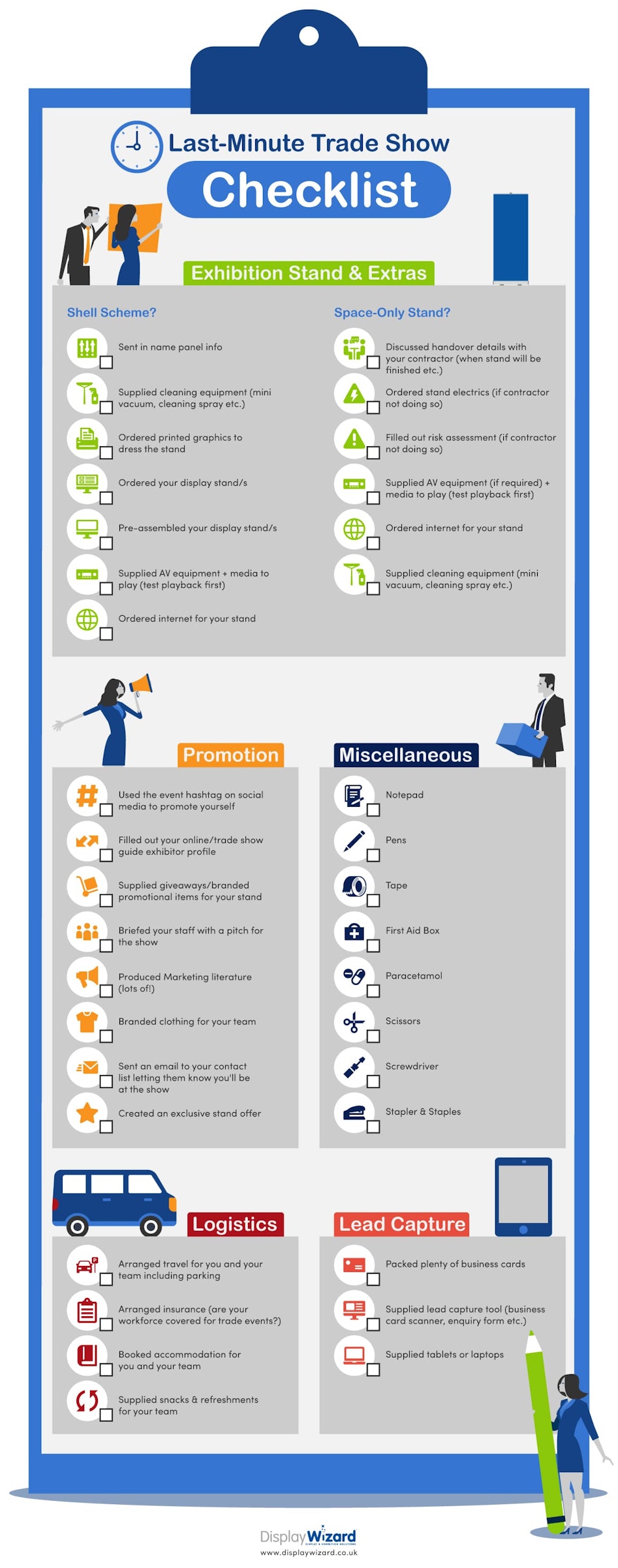 Trade Show Checlist Infographic