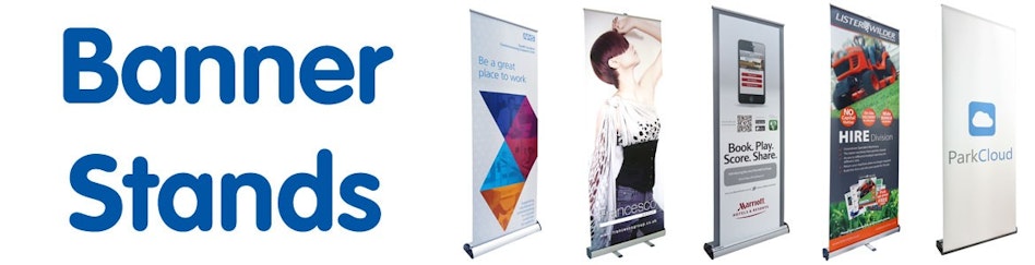 Banner stands for marketing