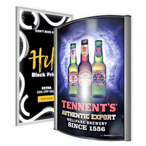 Wall Mounted Backlit Poster Frames