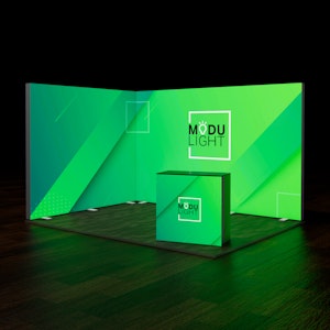 ModuLIGHT L-Shape Exhibition Lightboxes