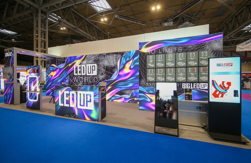 LEDUP UK Modular Exhibition Stand Build & Breakdown